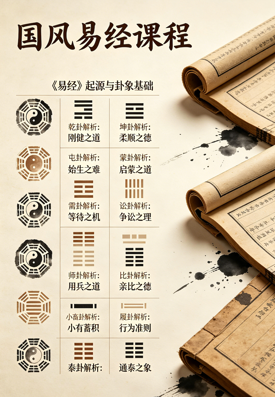 《易经文化通识与国学智慧研修课》系统课