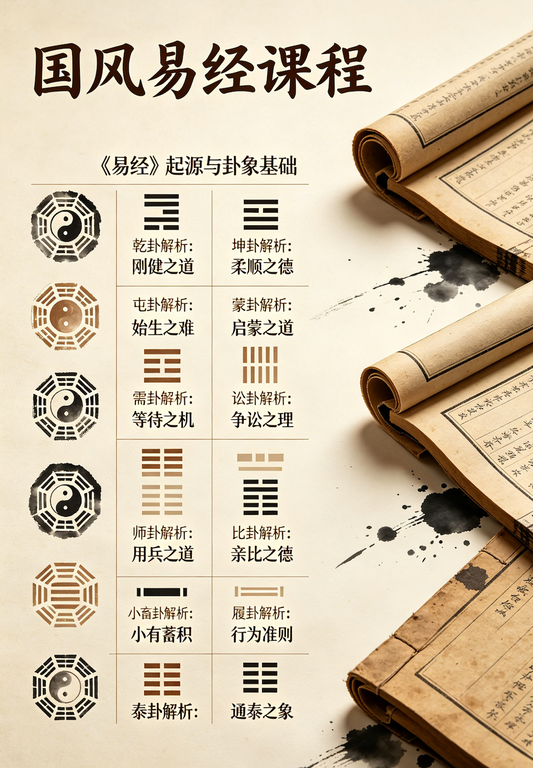 《易经文化通识与国学智慧研修课》系统课