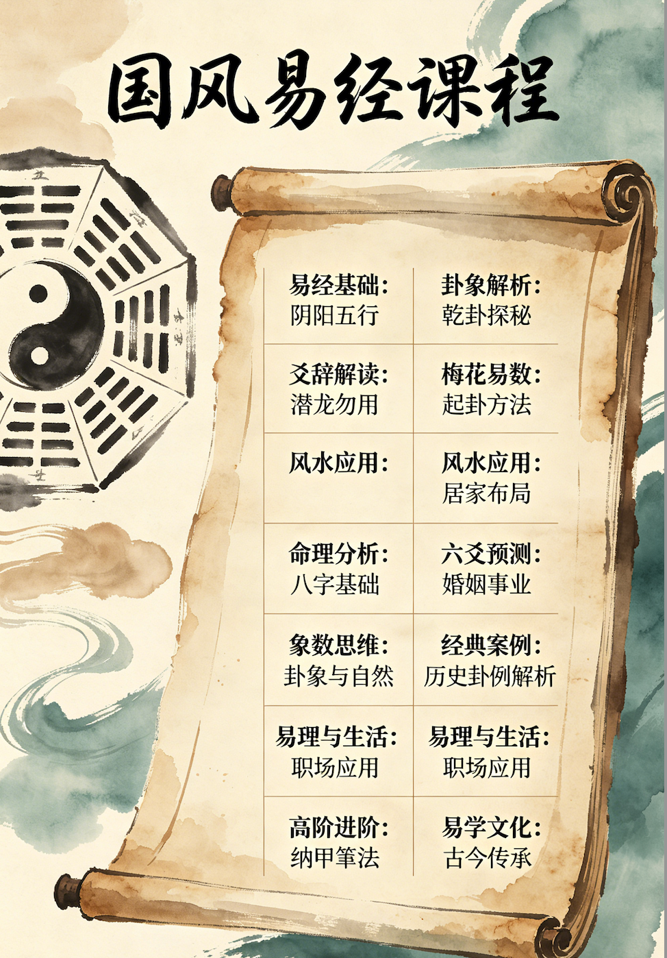《易经文化通识与国学智慧研修课》系统课